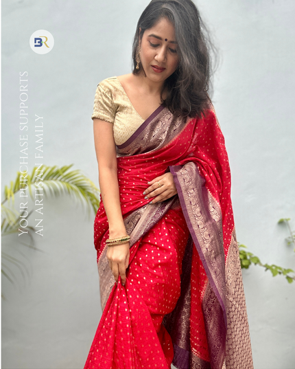 Radha Lavanya Banarasi Tussar Saree