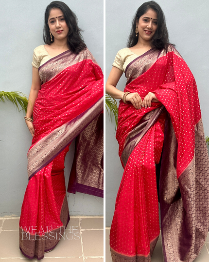 Radha Lavanya Banarasi Tussar Saree