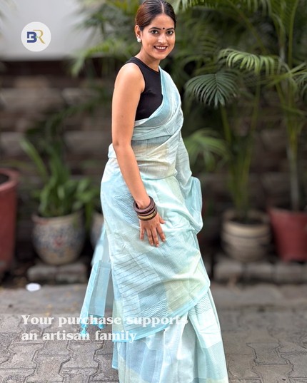 Vrindavaneshwari Chanderi Silk Saree