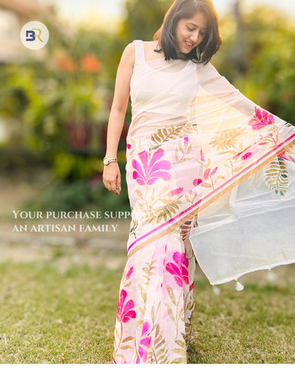 Shyama Kamal Soft Organza Saree