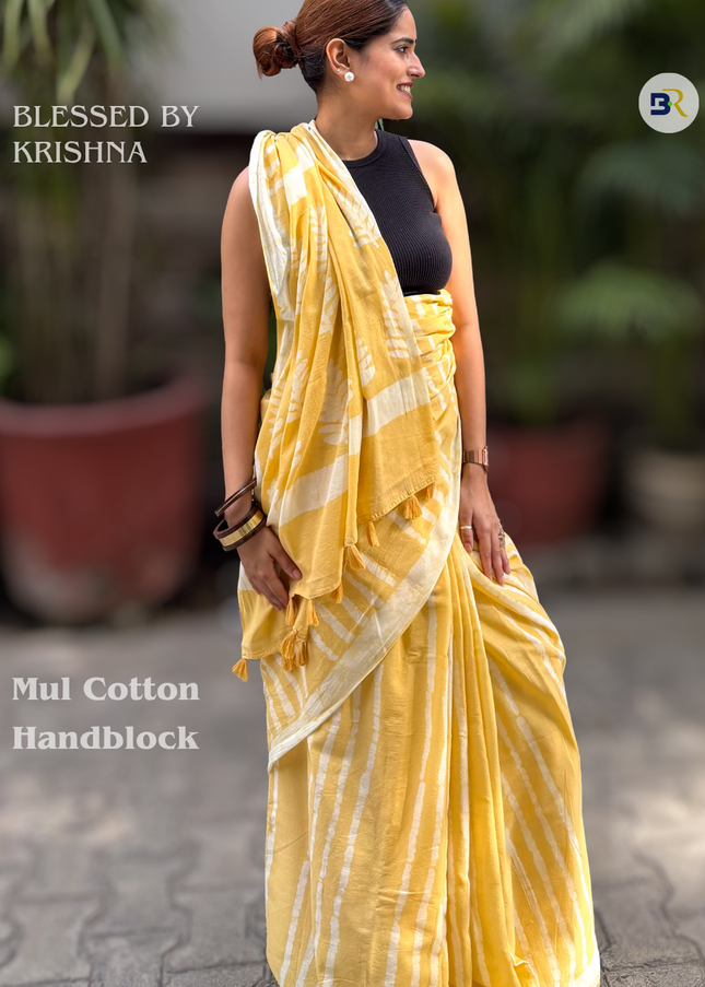 Bhori Sakhi Sunshine Mul Cotton Saree