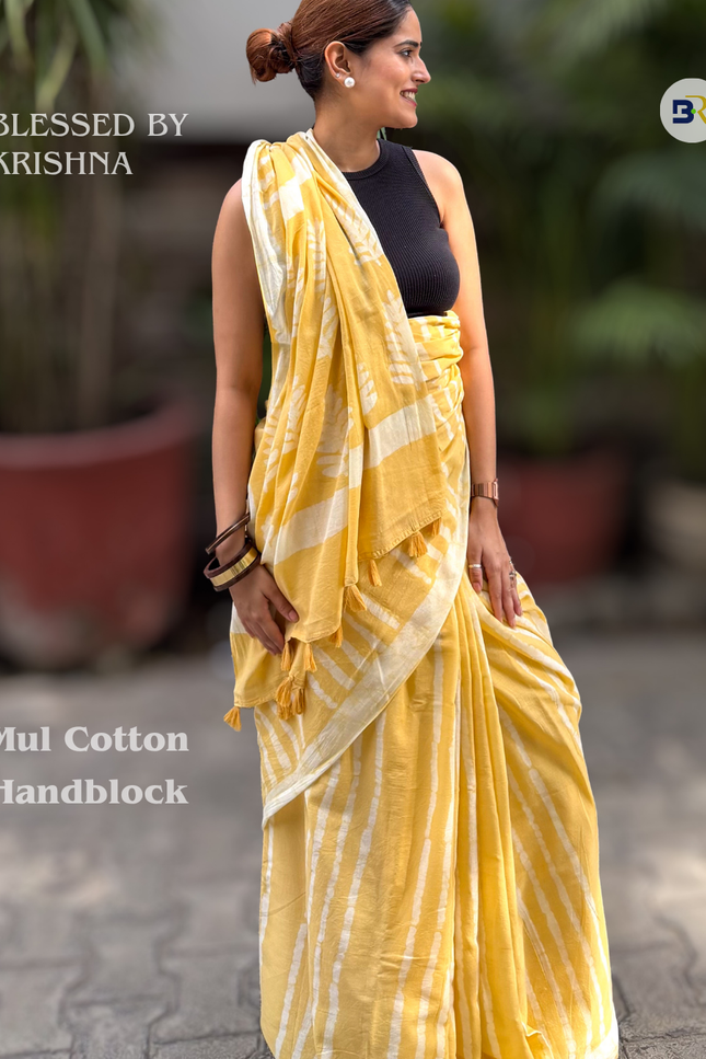 Bhori Sakhi Sunshine Mul Cotton Saree
