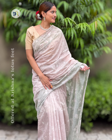 Shyama Tulsi Chanderi Saree