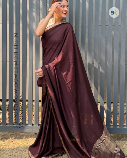 Barsana Mitti Banarasi Saree