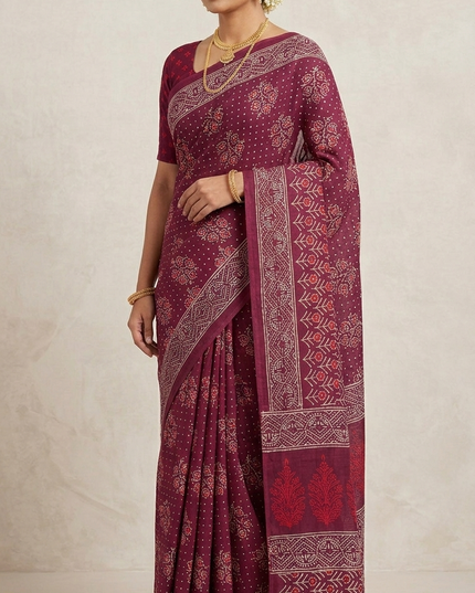 Kunj Lata Soft Muslin Saree