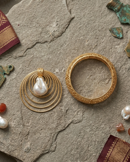 Rukmini Premika Pearl Earrings