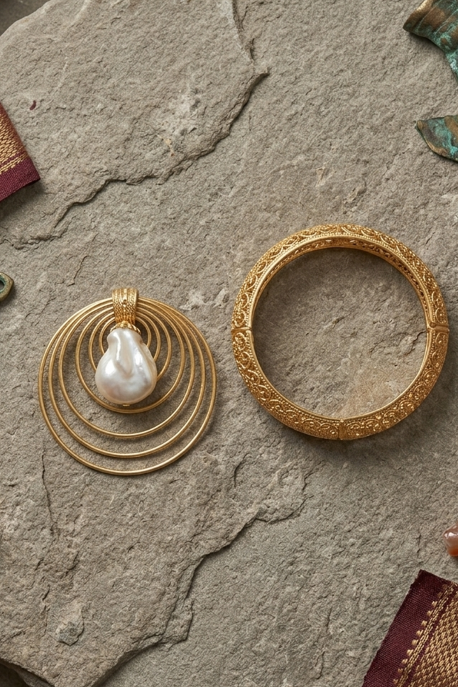 Rukmini Premika Pearl Earrings