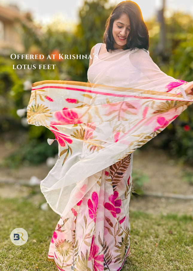Shyama Kamal Soft Organza Saree