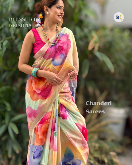 Laxmana Priya – Mul Chanderi Saree