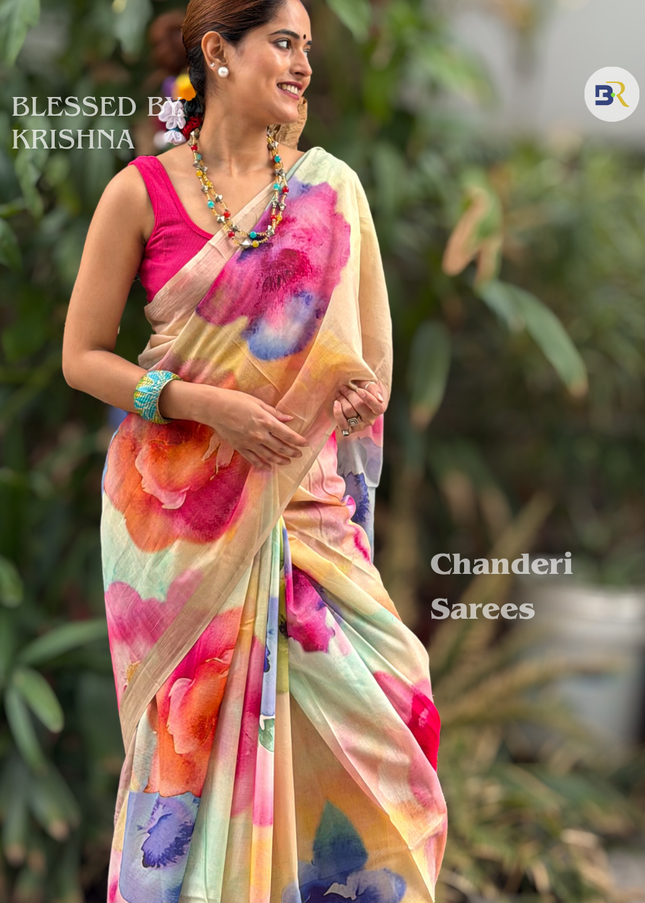 Laxmana Priya – Mul Chanderi Saree