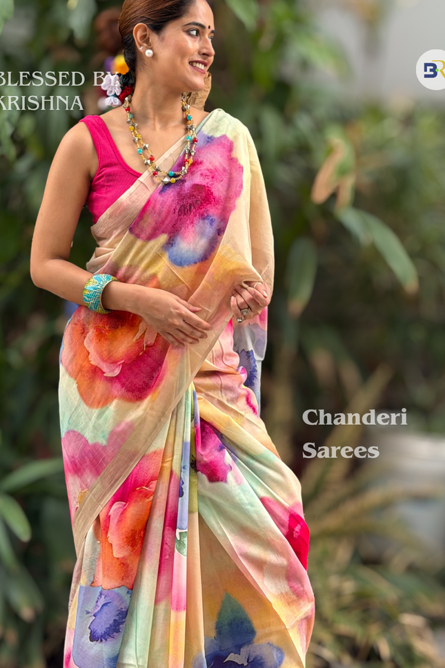 Laxmana Priya – Mul Chanderi Saree