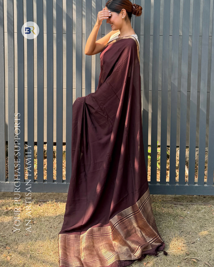 Barsana Mitti Banarasi Saree