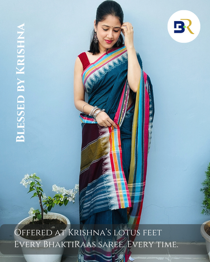 Satyabhama Neelambara Handloom Saree