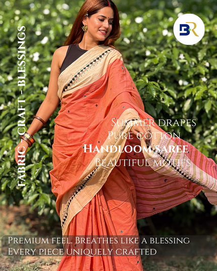 Gaurangi Handloom Cotton Saree