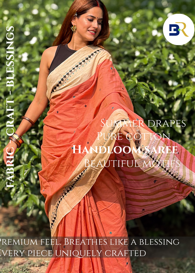 Gaurangi Handloom Cotton Saree