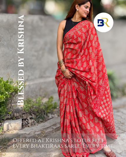 Tulsi Manjari Mul Cotton Saree