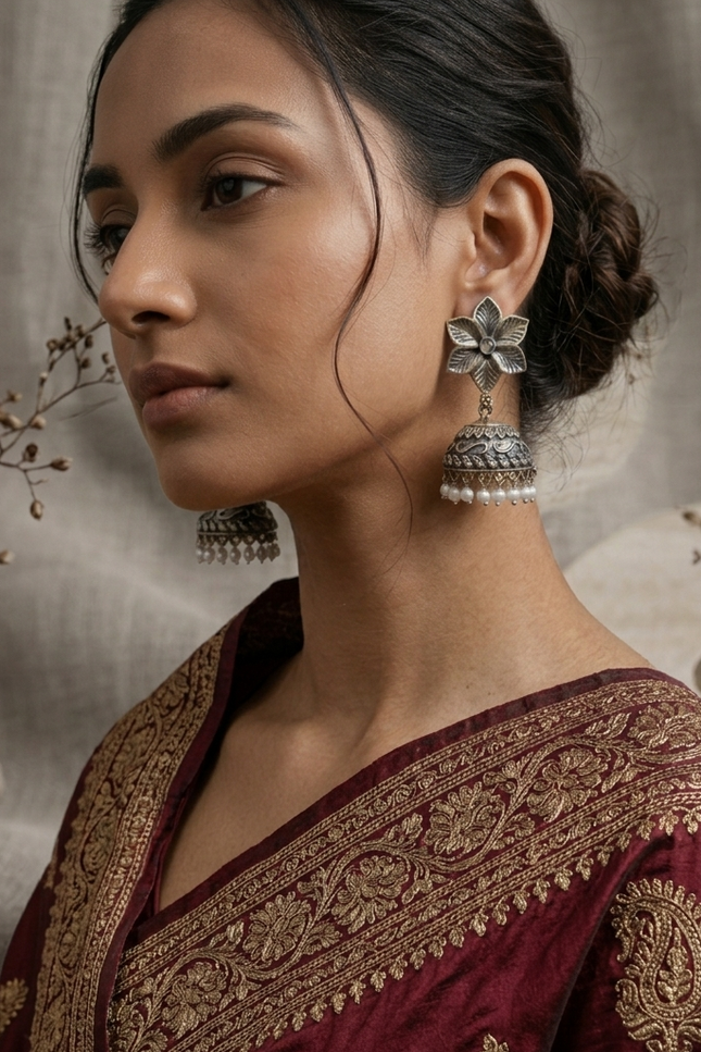 Krishnapriya Pushpa Jhumkis