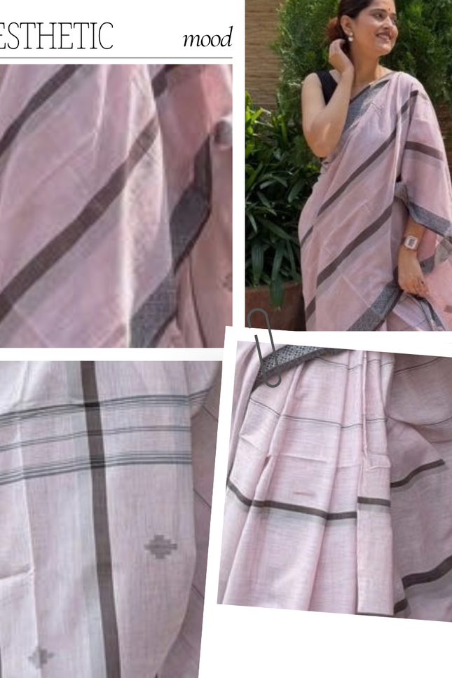 Radha Mohan Mauve Handloom Saree