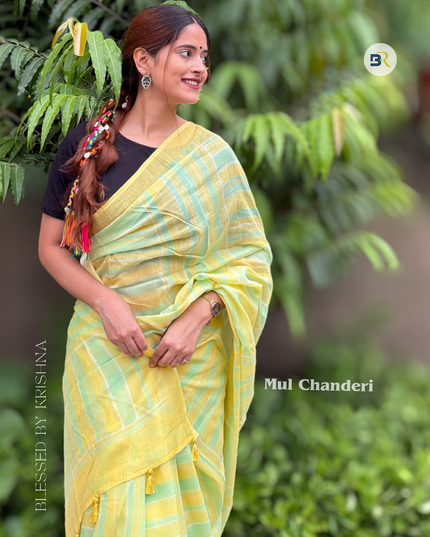 Nandini Krishna Mul Chanderi Saree