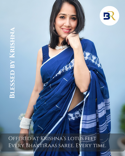 Neel Madhavi Handloom Cotton Saree
