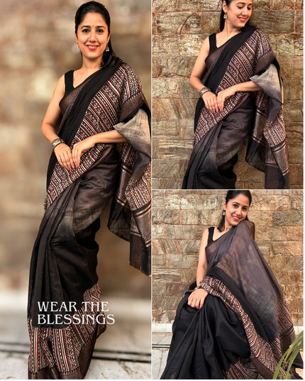 Shyamrasi – Pure Chanderi Silk Saree