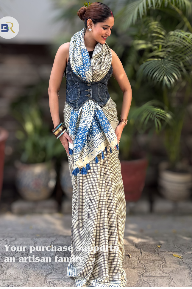 Gopika Yamuna Tara - Mul Cotton Saree