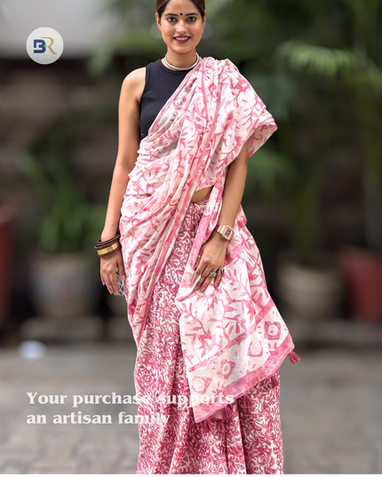Lalita Sakhi Mul Cotton Saree