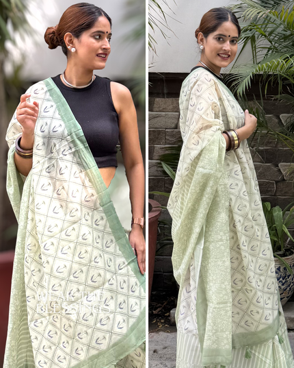 Chandramukhi Krishna Mul Chanderi Saree