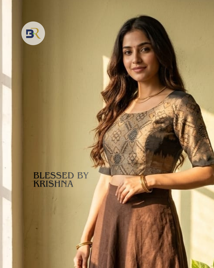 Meghvarna Silk Blouse