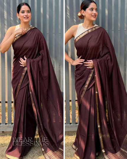 Barsana Mitti Banarasi Saree