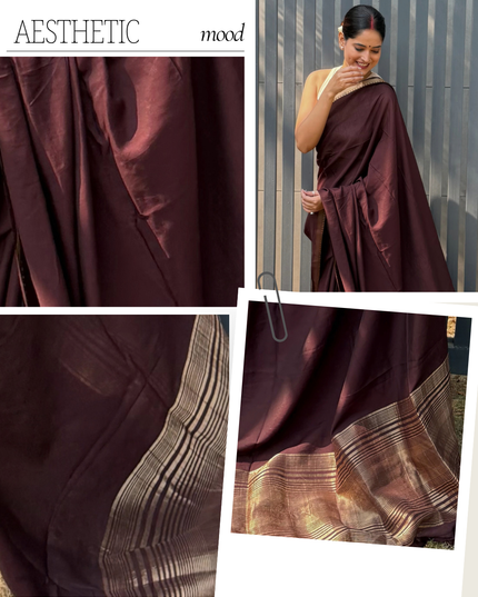 Barsana Mitti Banarasi Saree