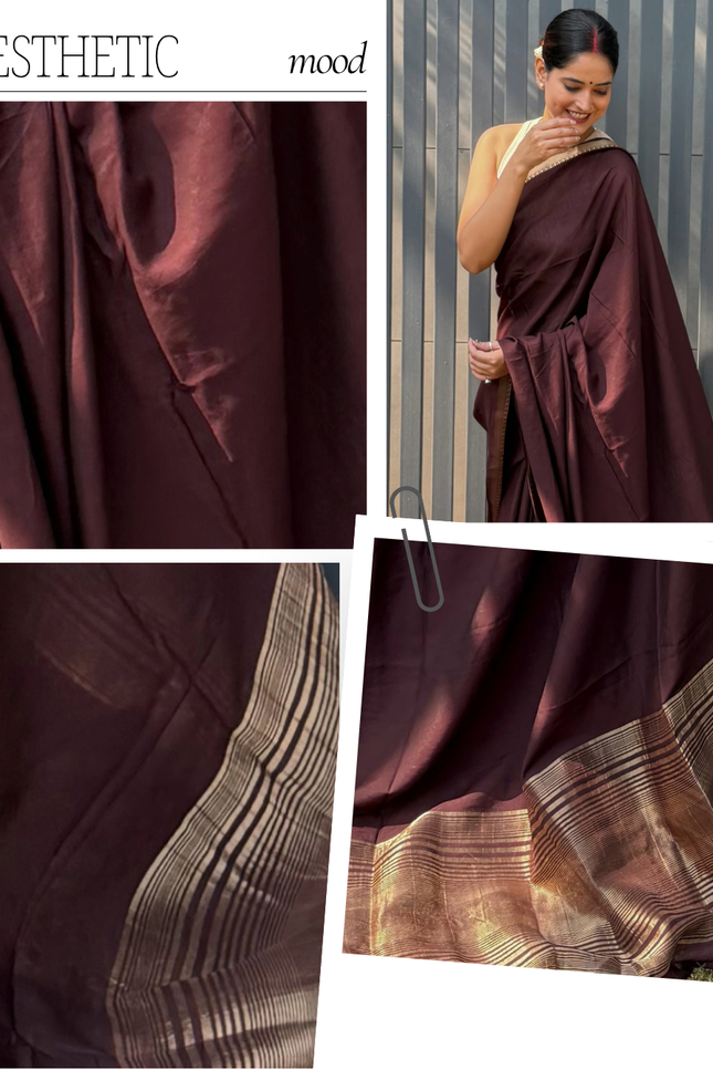 Barsana Mitti Banarasi Saree