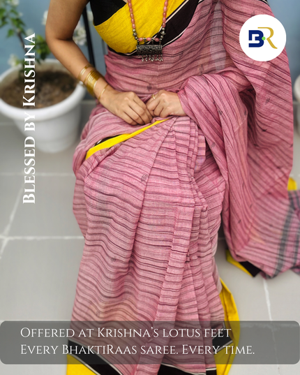 Madhavi Leher Handloom Cotton Saree