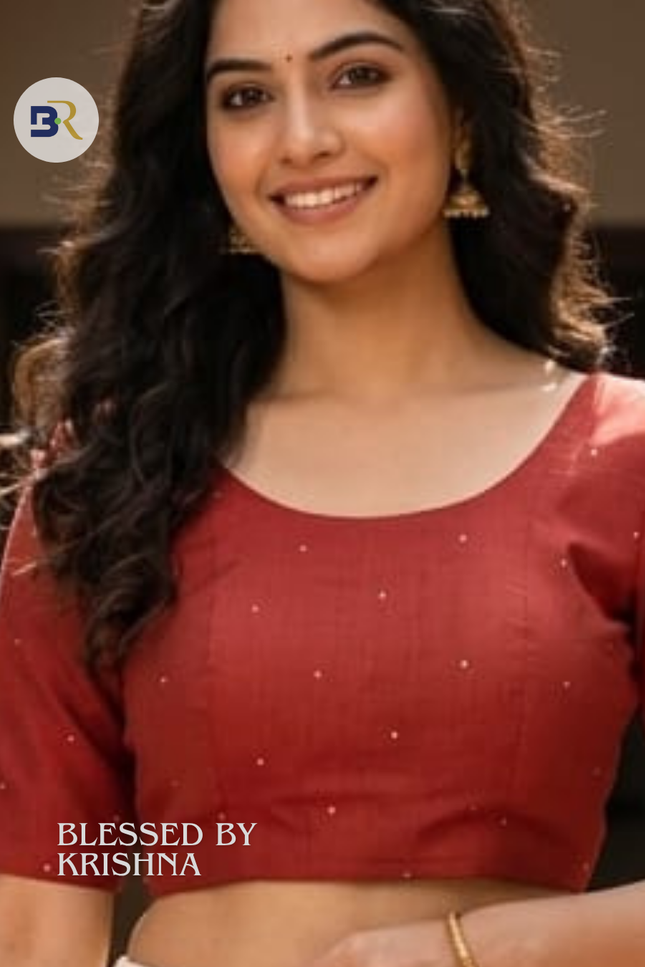 Radha Madhuri Cotton Silk Blouse
