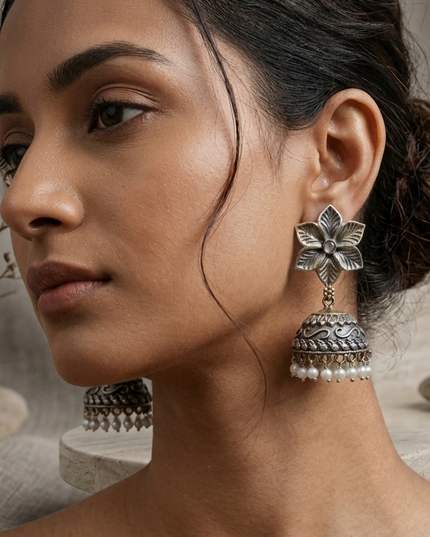 Krishnapriya Pushpa Jhumkis