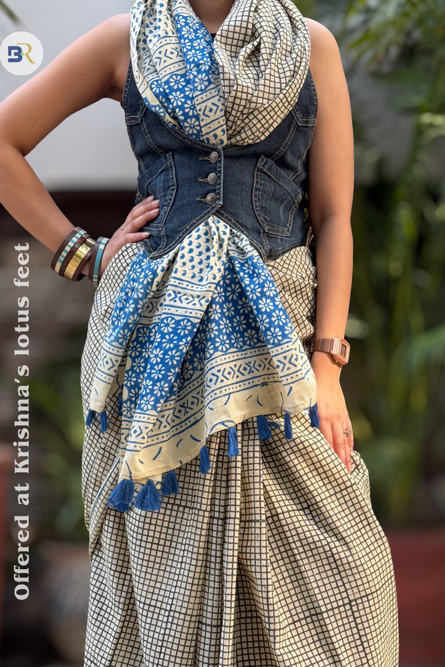 Gopika Yamuna Tara - Mul Cotton Saree