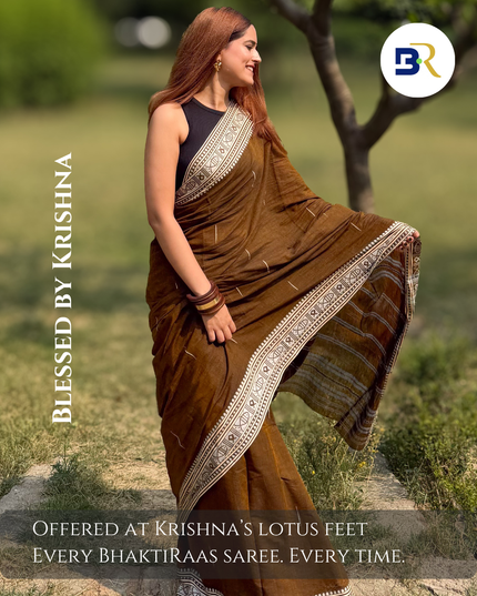 Vrindavan Mitti Handloom Saree