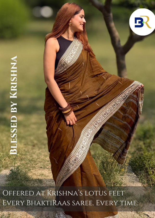 Vrindavan Mitti Handloom Saree