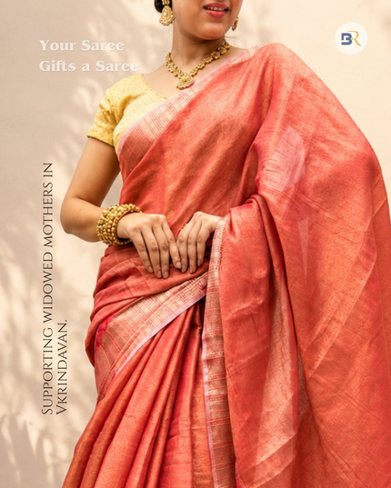 Krishna Rasrupa Banarasi Tanshui Saree