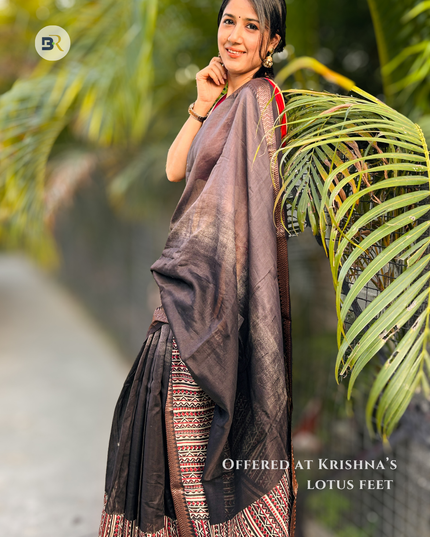 Shyamrasi – Pure Chanderi Silk Saree