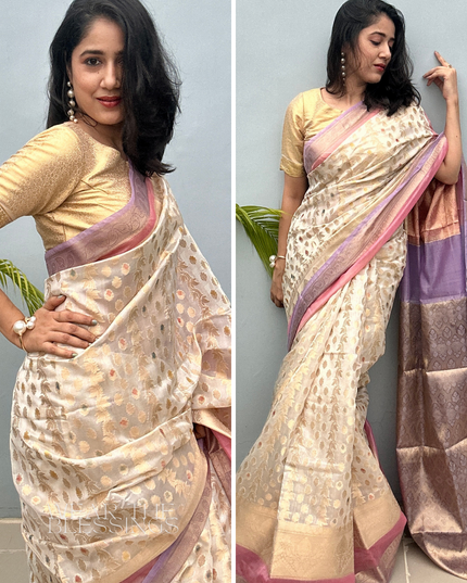 Vraj Sundari Banarasi Silk Saree