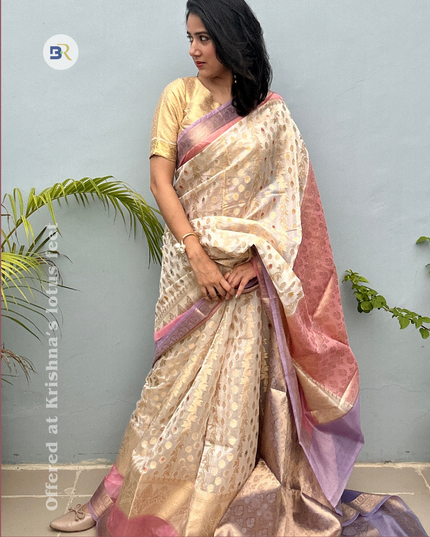 Vraj Sundari Banarasi Silk Saree