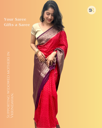 Radha Lavanya Banarasi Tussar Saree