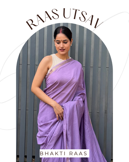Priya Kunj Mauve Banarasi Saree