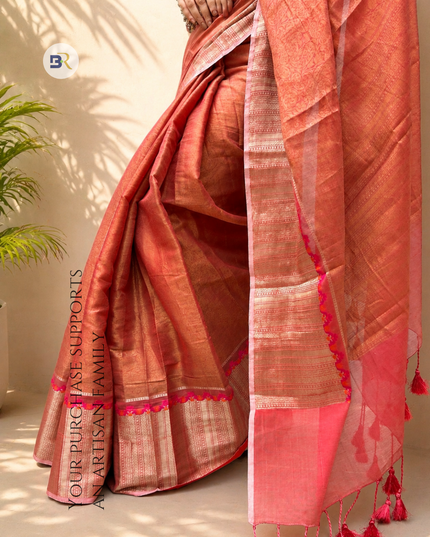 Krishna Rasrupa Banarasi Tanshui Saree
