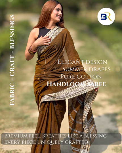 Vrindavan Mitti Handloom Saree