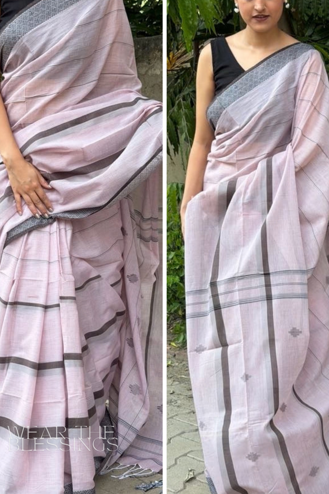 Radha Mohan Mauve Handloom Saree