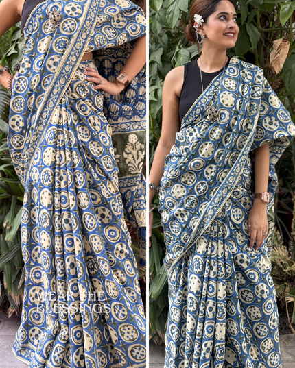 Krishna Jambavati Mul Cotton Saree
