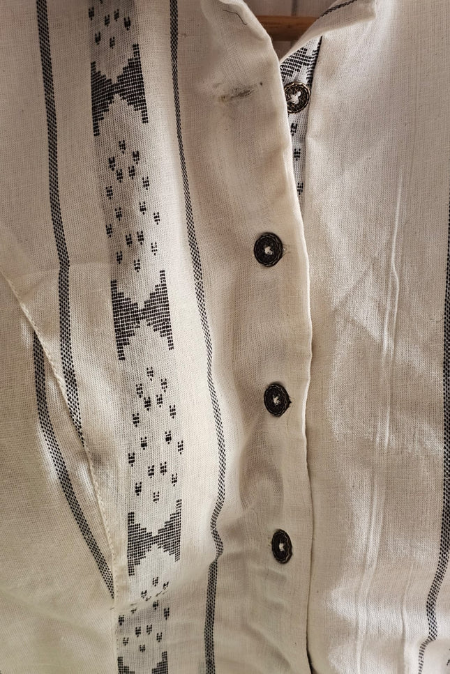 Cotton Off White Blouse