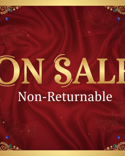 This item is on Sale and is non-returnable 
